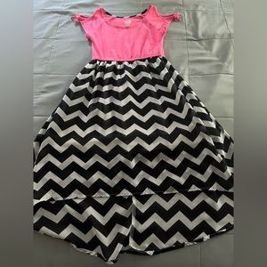 Girls| Train Off the Shoulder Dress